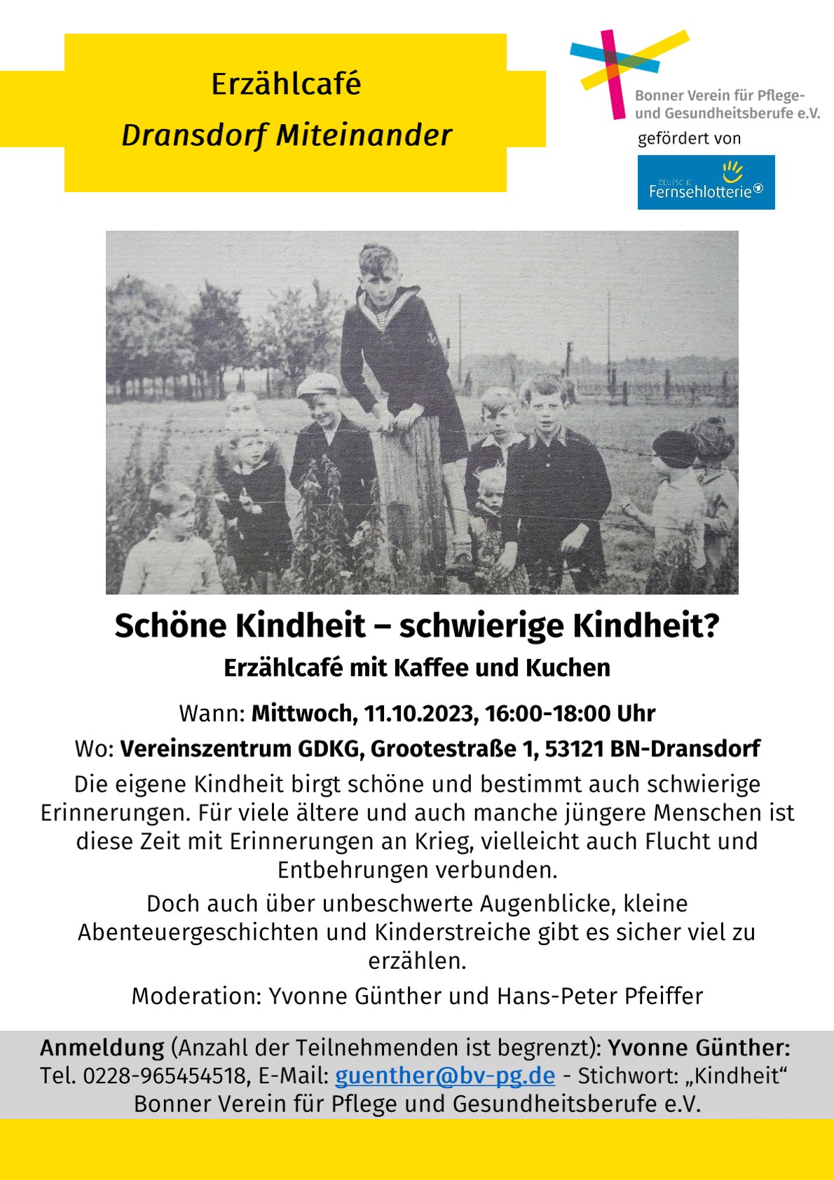 Erzählcafe-KINDHEIT-GDKG-Dransdorf-Miteinander