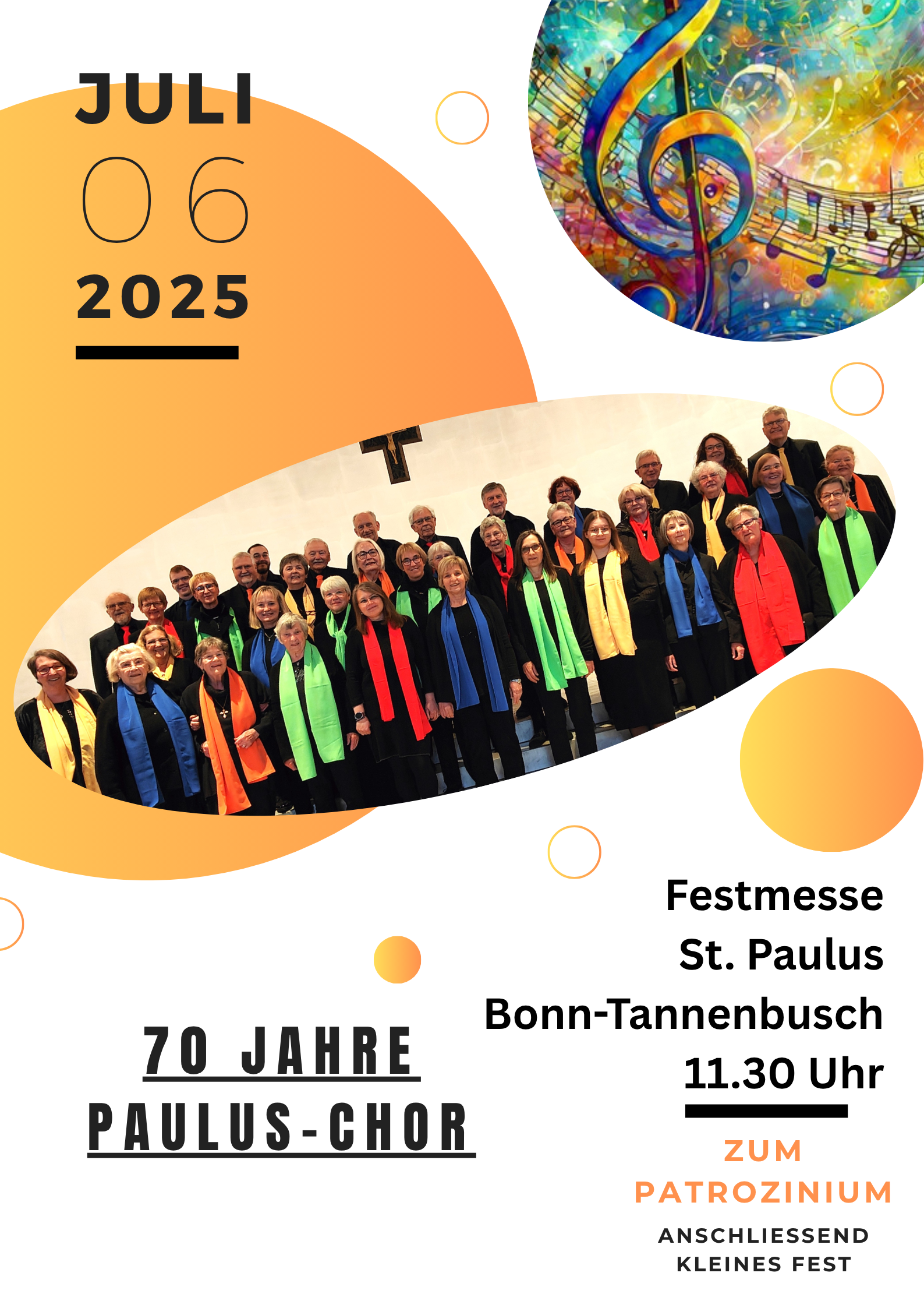 70 Jahre Paulus-Chor