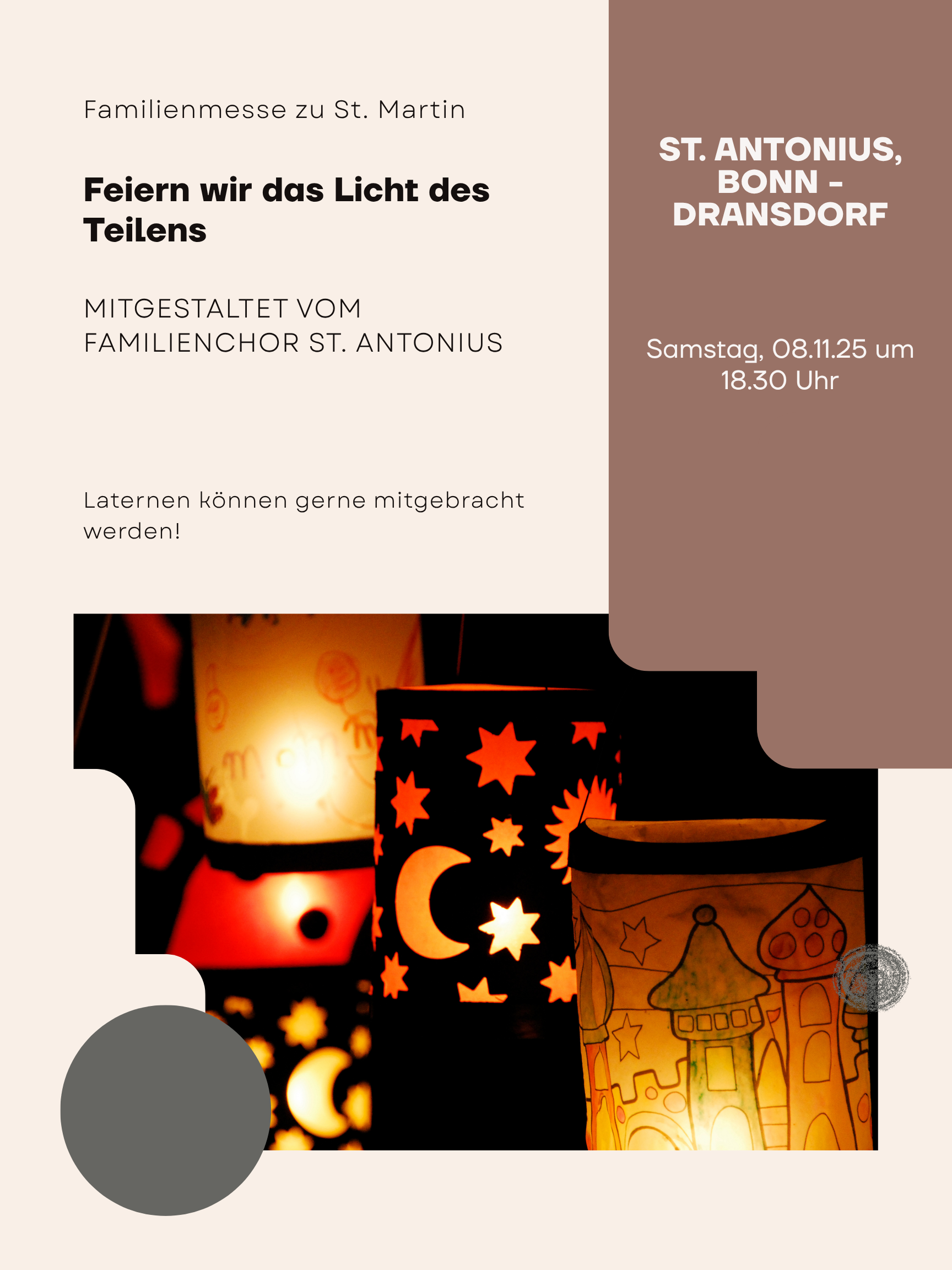 Poster - Feiern Sie das Licht des Teilens