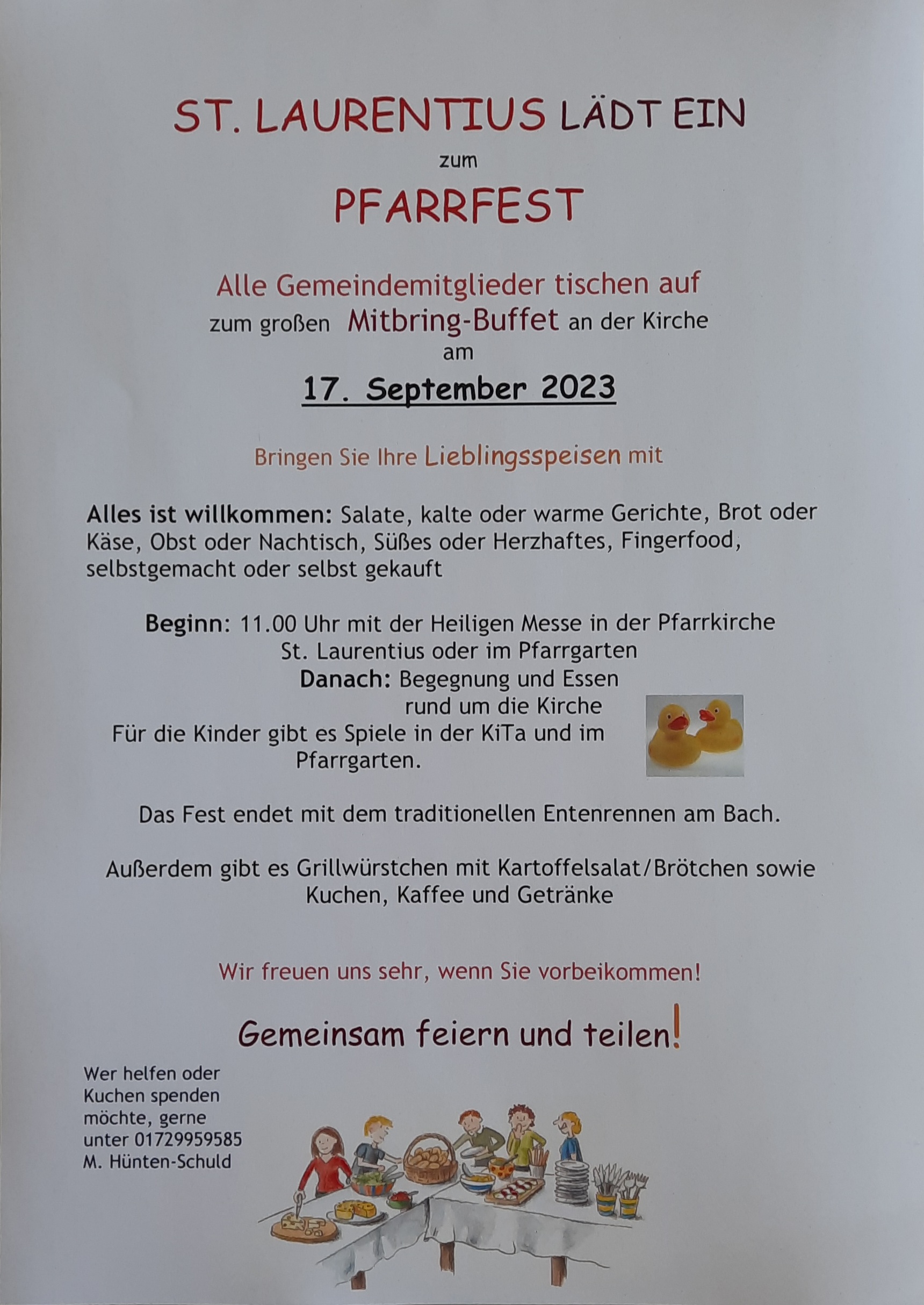 Pfarrfest in St. Laurentius